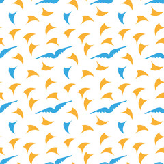 Vector seamless geometric pattern