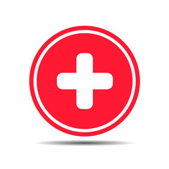 Fototapeta premium Medical Cross Icon