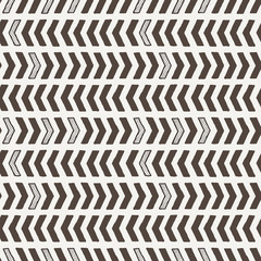 Vector seamless texture of hand-drawn arrows or chevrons