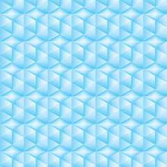 Abstract blue hexagon pattern design background wallpaper