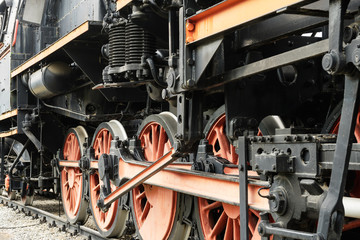 Historische Dampflokomotive