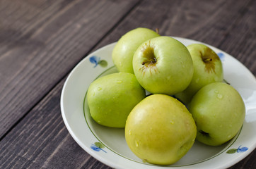 Fototapeta na wymiar Group of apples