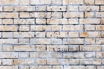 Weathered dirty brick wall background