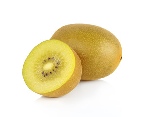 Fototapeta premium gold kiwi fruit on a white background