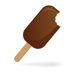 Chocolate Ice Cream On Stick
