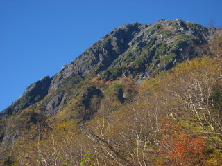 草スベリより北岳