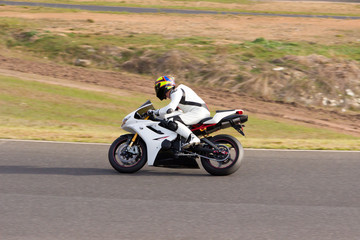 Fototapeta na wymiar Motorcycle Racing