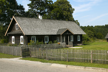 Fototapeta premium Ethno house in Lithuania