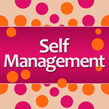Self Management Pink Orange Dots 