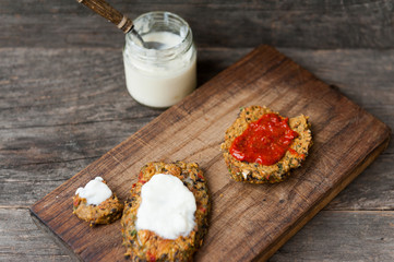 Zucchini pancakes