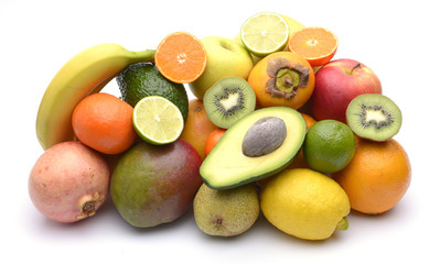 Assortment of exotic fruits