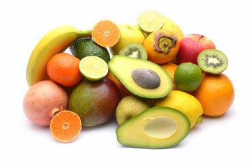Assortment of exotic fruits