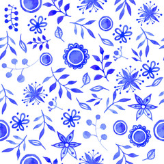 Vector Illustration with original blue background.