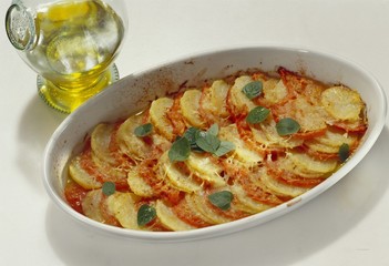 Patate al forno (baked potatoes), Abruzzo, Italy
