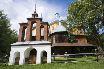 Obraz premium Wooden Orthodox church