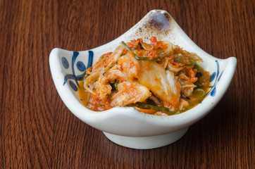 kimchi. kimchi on the background