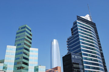 Obraz premium amazing skyscrapers in Santiago, Chile