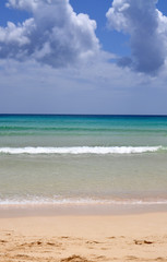 Amazing Corralejo beach on Fuerteventura