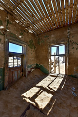 Fototapeta na wymiar Ghost town Kolmanskop, Namibia