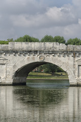 Naklejka premium Close up of the Roman bridge