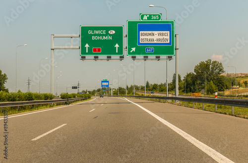 "Autobahn 1 Tschechien" Stock photo and royalty-free ...