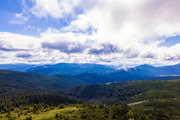 Montenegrin ridge in Carpathians