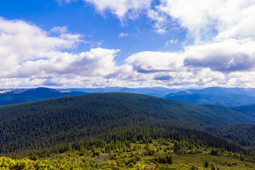 Montenegrin ridge in Carpathians