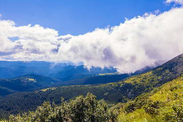 Montenegrin ridge in Carpathians