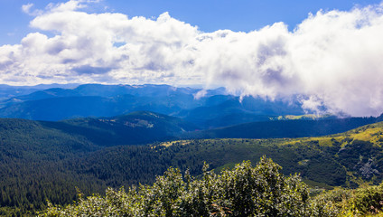 Fototapeta premium Montenegrin ridge in Carpathians