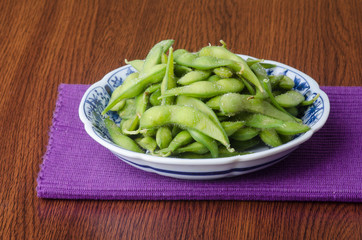 japanese cuisine. japanese soybean on the background