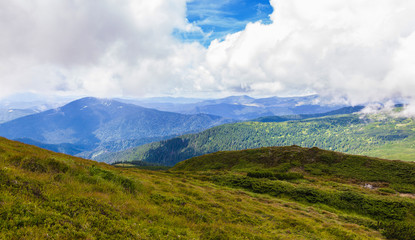view from the mountain Goverla