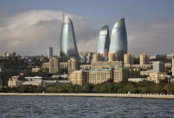 Seafront in Baku. Azerbaijan
