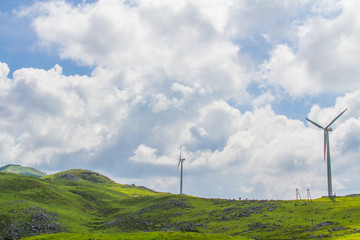 愛媛県　四国カルスト　姫鶴平の風景
