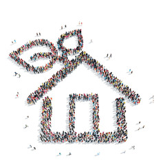 group  people  shape  house ecology
