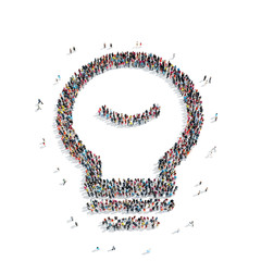 group  people  shape  light