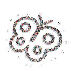 group  people shape  butterfly