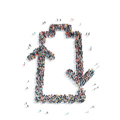 group  people shape  battery