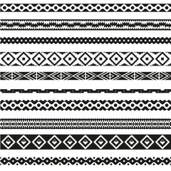 Seamless pattern. Vector illustration for tribal design. Ethnic motif.
