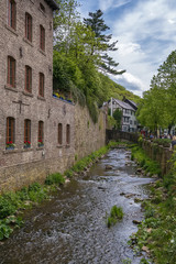 Fototapeta na wymiar Erft river in Bad Munstereifel, Germany