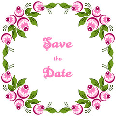 Weddding invitation Gorodets