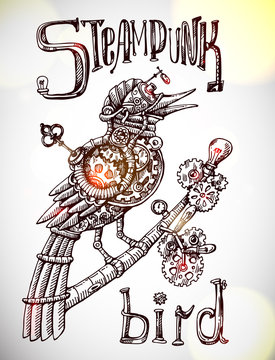 steampunk bird