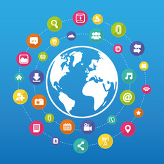 Social media design.