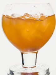 A glass of iced tea