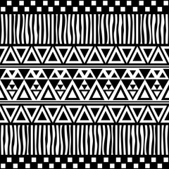 Tribal Seamless Pattern. Ethnic Vector Background