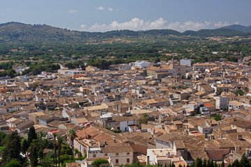 Fototapeta na wymiar Panoramic view of Arta - Majorca