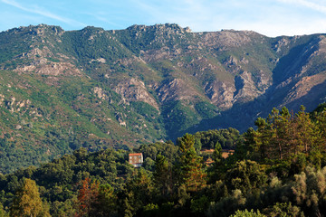 Fototapeta premium maison dans la vallée du Golo