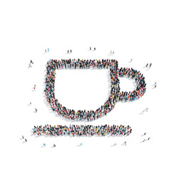 group  people  shape cup