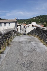 Pont sur la rivière Arre au Vigan, Cévennes