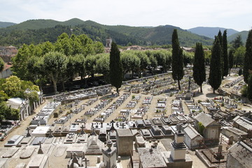 Tombes du cimetière du Vigan, Cévennes