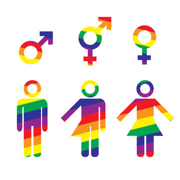 Transgender transsexual concept.